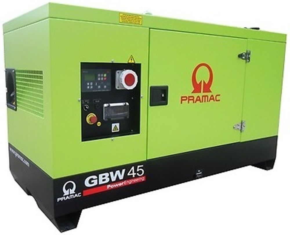 Дизельный генератор Pramac GBW 45 Y в кожухе