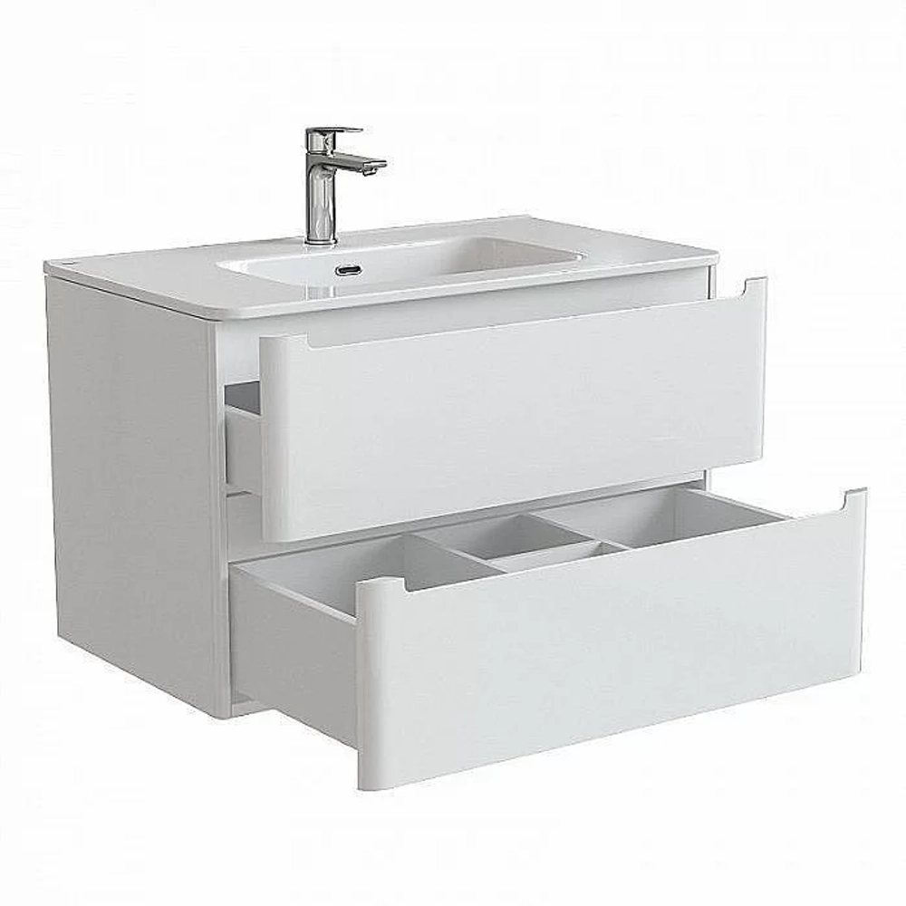 Тумба с раковиной IDDIS Edifice EDI80W0i95K 80 белая