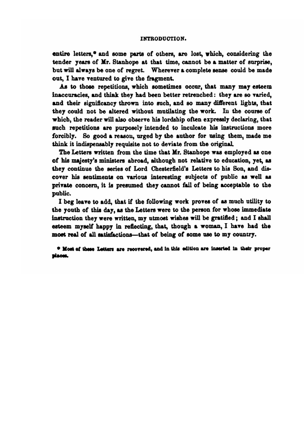 Letters written by the Earl of Chesterfield to his son | Philip Dormer Stanhope Chesterfield