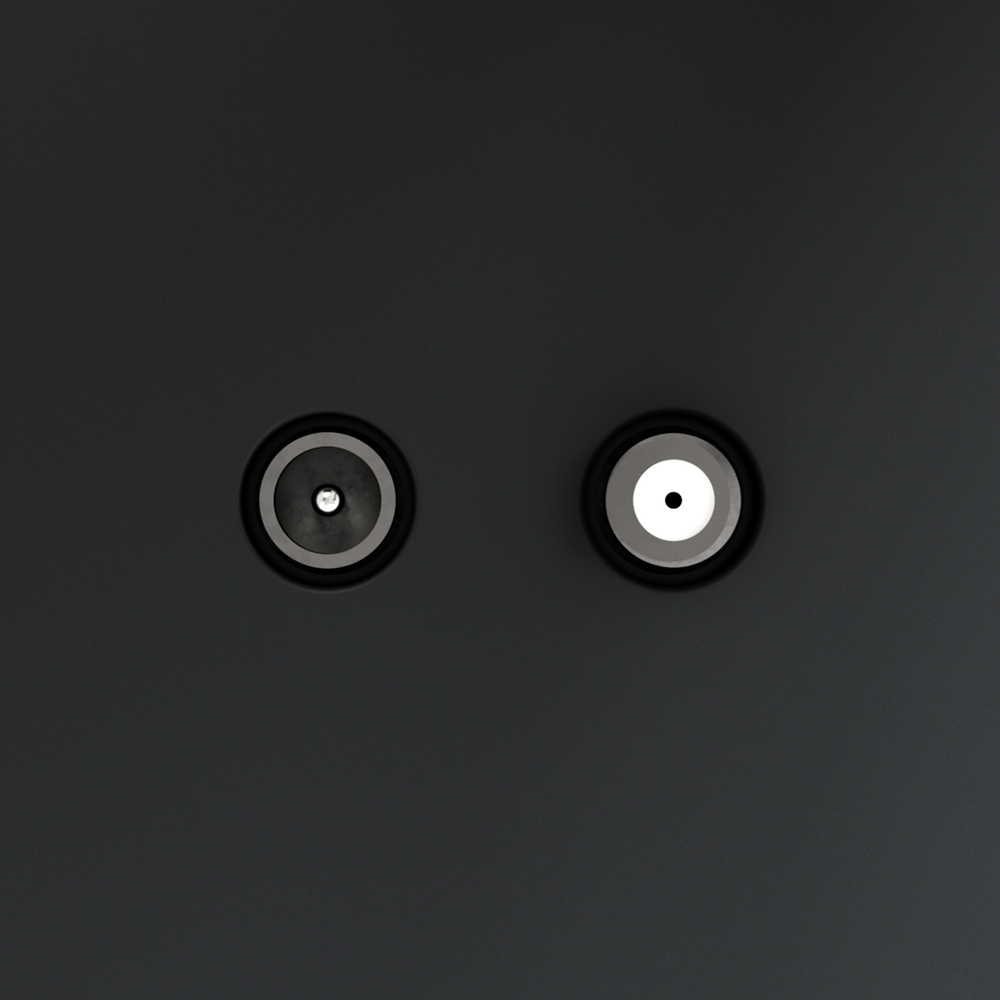 Розетка телевизионная встраиваемая VOLTUM S70 оконечная TV+SAT, (графит)