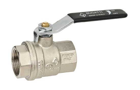 Кран шаровый Bugatti Oregon 301 3/4” ВР/ВР полнопроходной ручка-плоский рычаг