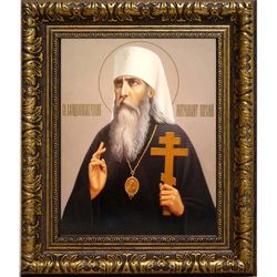 Евгений (Зернов) Горьковский митрополит священномученик. Икона на холсте.