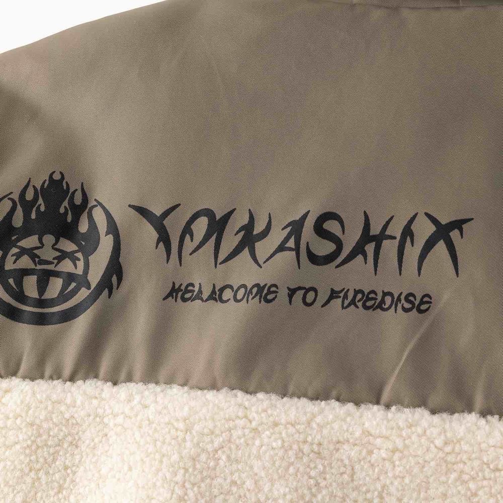 Куртка Ymkashix Furry HTF коричневая/песочная