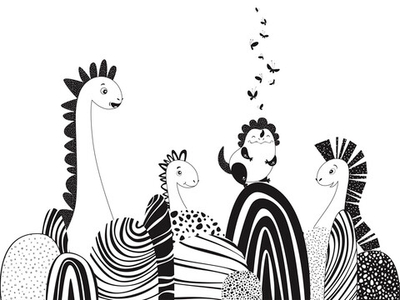 Дизайнерские обои Wall Street Dino Rino