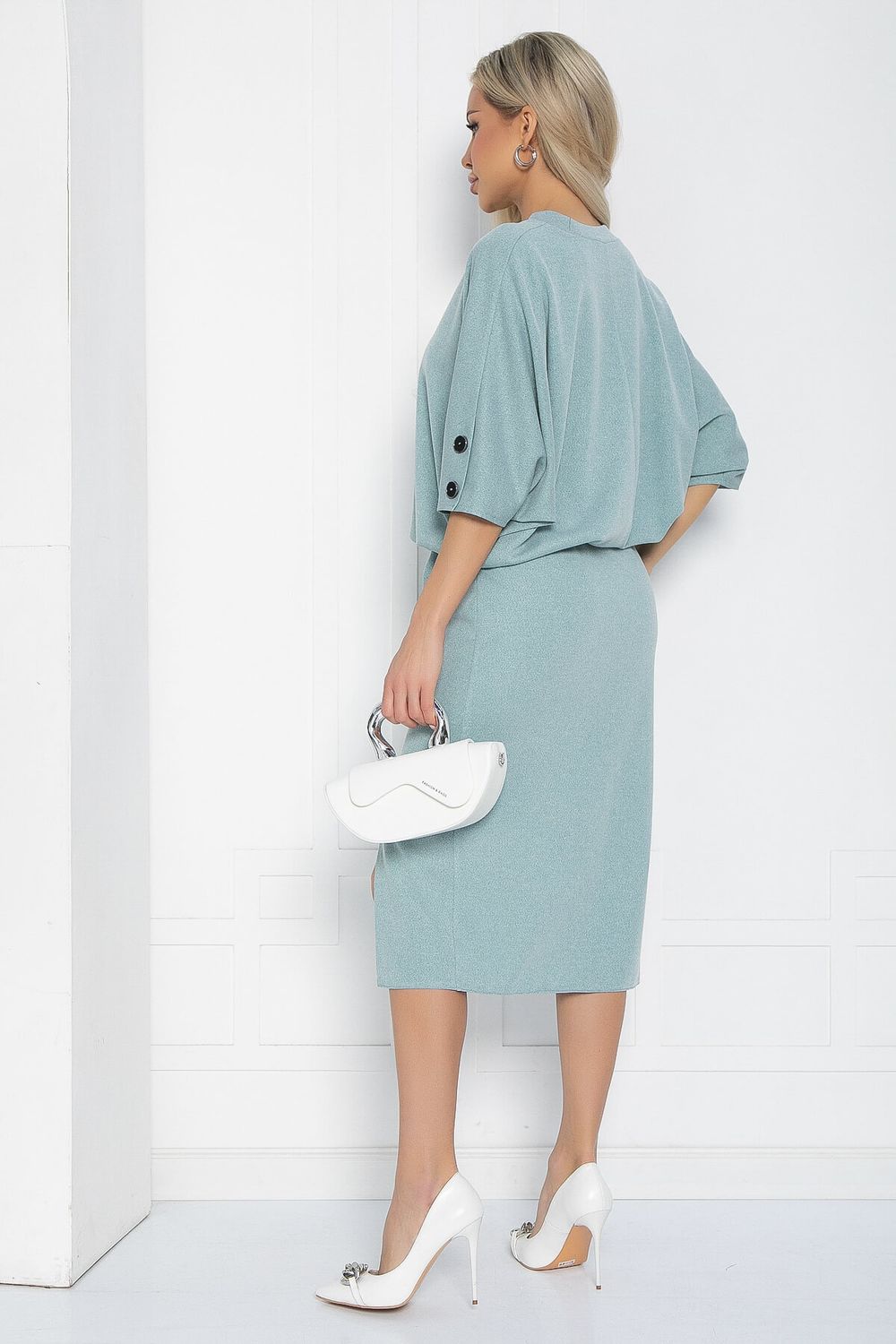 Платье Вэнсдей (мята) П12578-4 LT Collection