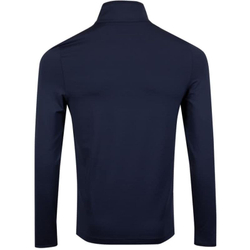 Мужская кофта теннисная Lacoste Men's SPORT Stretch Zippered Collar Sweatshirt - navy blue