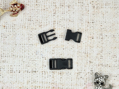 Фастекс, ш. 1 см, чёрный