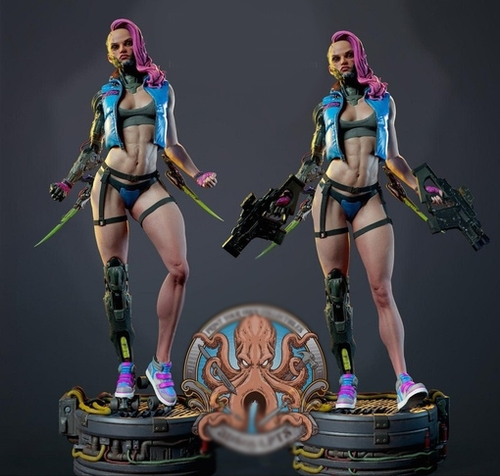 Cyberpunk Киберпанк Андроид Коллекционная Фигурка Аниме