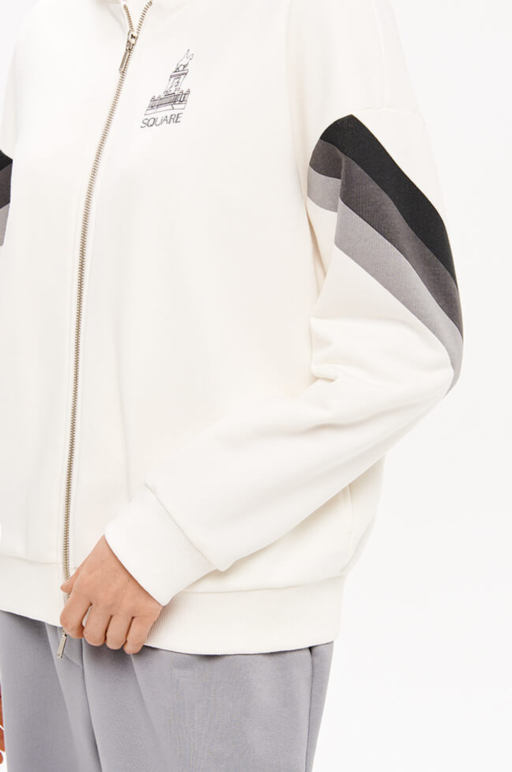 1943 Толстовка женская (молочный)