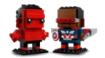 Конструктор LEGO BrickHeadz 40668 Капитан Америка и Красный Халк
