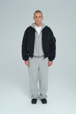 Бомбер оверсайз | blue