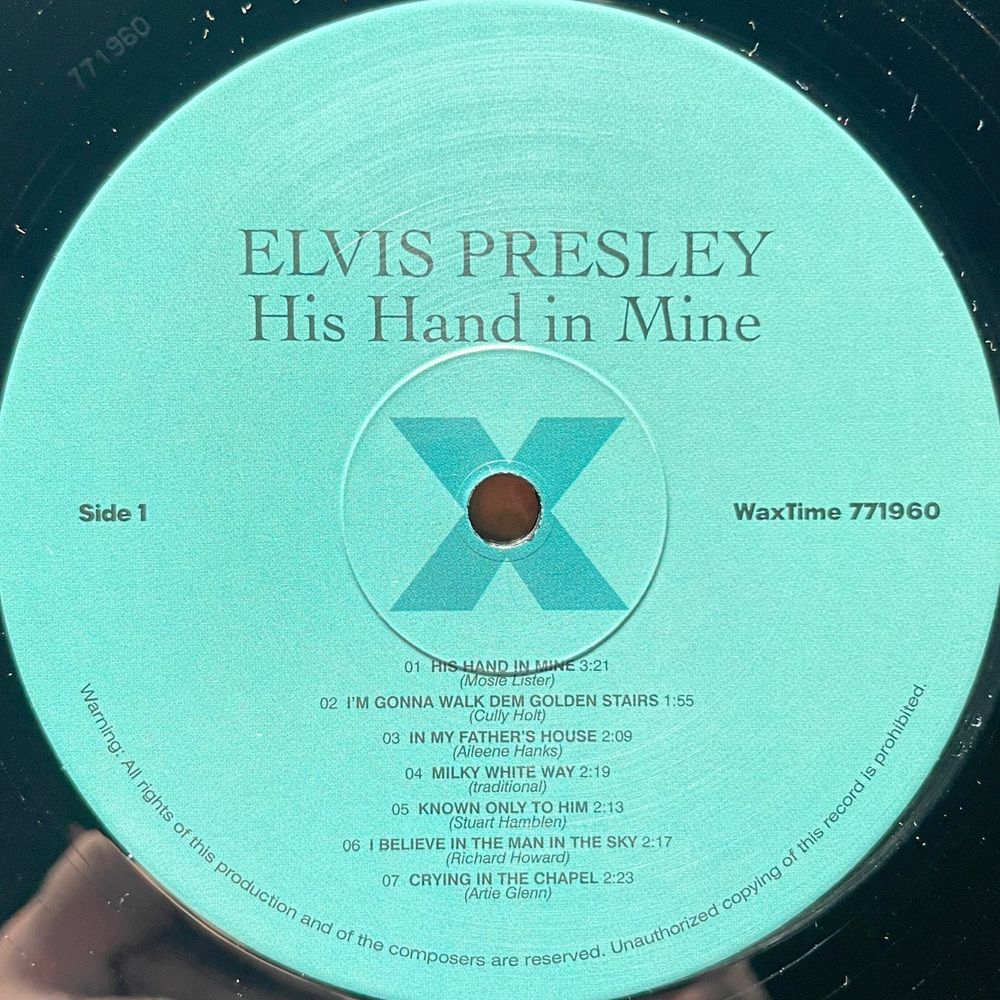 Elvis ‎– His Hand In Mine (Европа 2014г.)