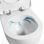 Унитаз подвесной CREAVIT FREE FE322-11MB00E-0000 белый матовый, безободковый