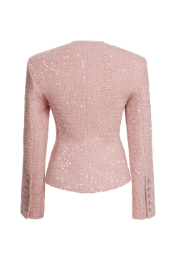 “Summer sparkle” Жакет из твида с длинным рукавом