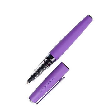 Чернильный мини-роллер Herbin фиолетовый с картриджем F (21677T)