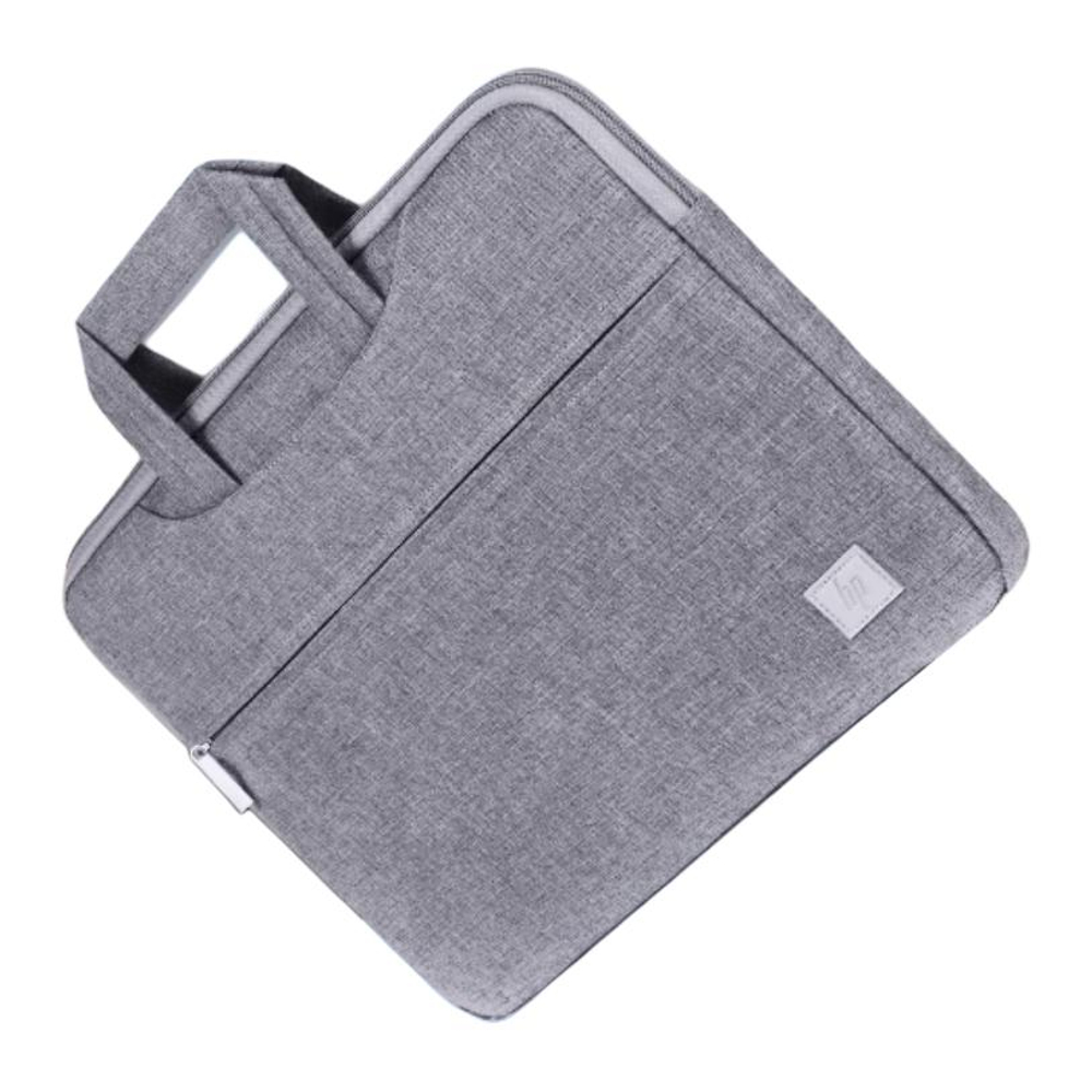 HP HUIPU Polyester Oxford Handheld Laptop Bag Regular Unisex Gray