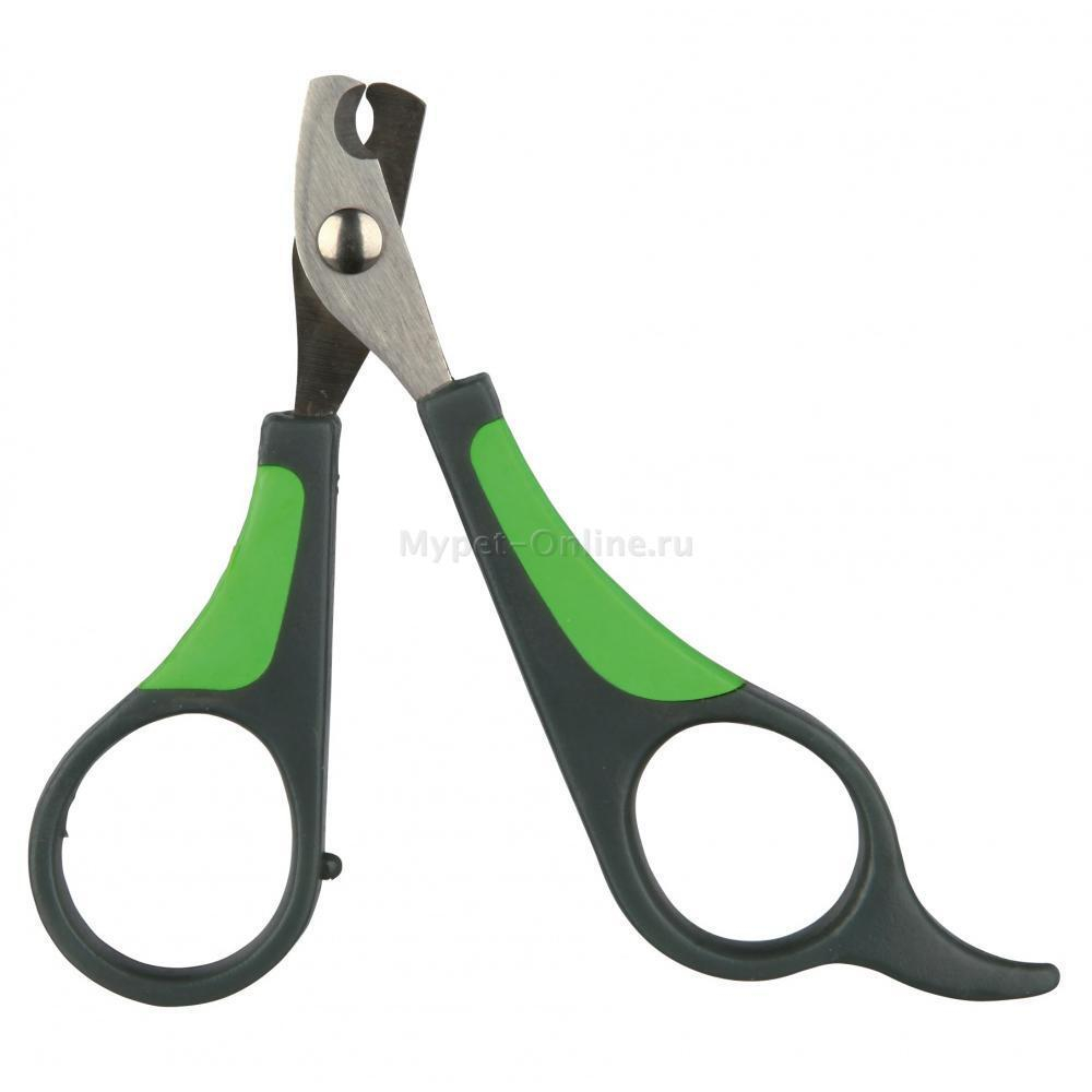 Когтерез Trixie "Nail Clippers", для кошек, металл, противоскользящие вставки, 8 см