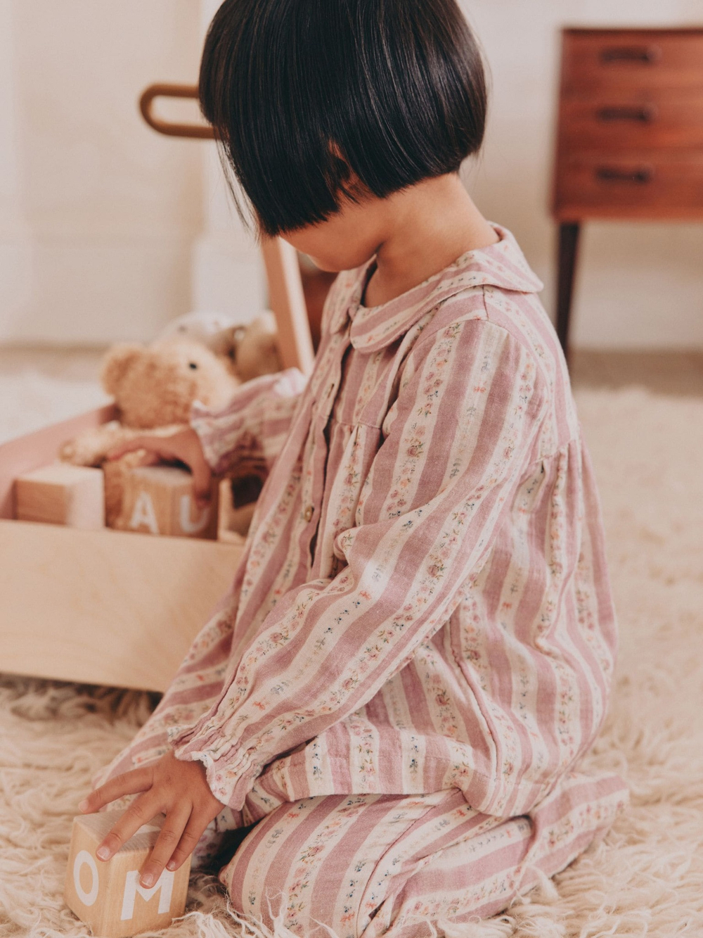 Пижама для девочки Next AC0-789, Розовый