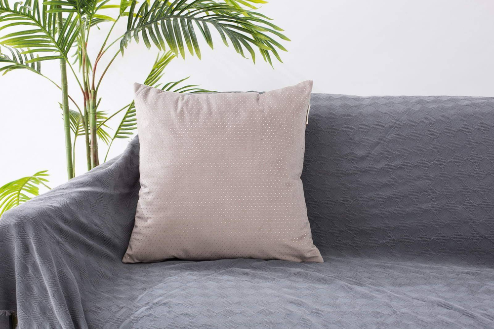 Наволочка 45х45 Sofi De MarkO Мулен Руж серая