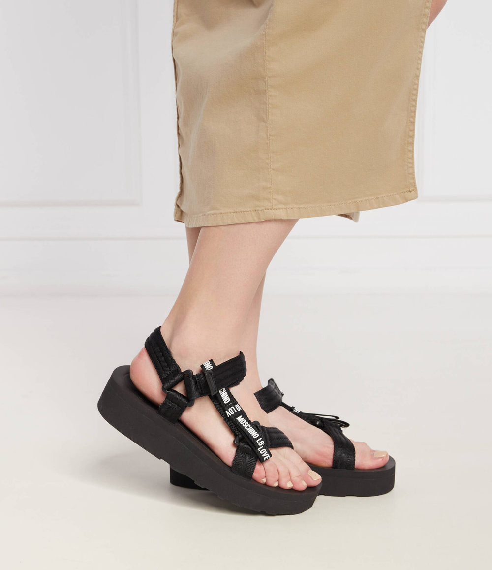 Босоножки Love Moschino - черный(JA16444I0IIX9)