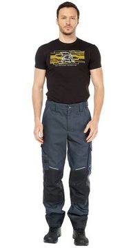 Брюки "Левел" (синий/черный)