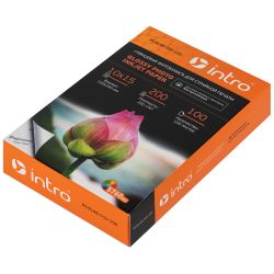 Фотобумага Intro GLA6-200-100 глянцевая 200g/м2 А6 100 листов для струйной печати