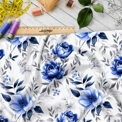 Ткань Ниагара Софт цветочная симфония