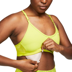 ТОП теннисный Nike Indy Bra V-Neck W - atomic green/atomic green/white