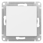 ATLASDESIGN 1-клавишный ВЫКЛЮЧАТЕЛЬ 2-полюсный, 10А, мех., БЕЛЫЙ ATN000121