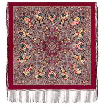 Павловопосадский платок Осенние колокола 1845-6