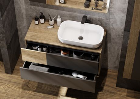 Тумба с раковиной AQUATON Лола + Терра