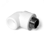 Угольник комбинированный 25х3/4 нар. резьб ПОЛИТЭК ПП полипропилен