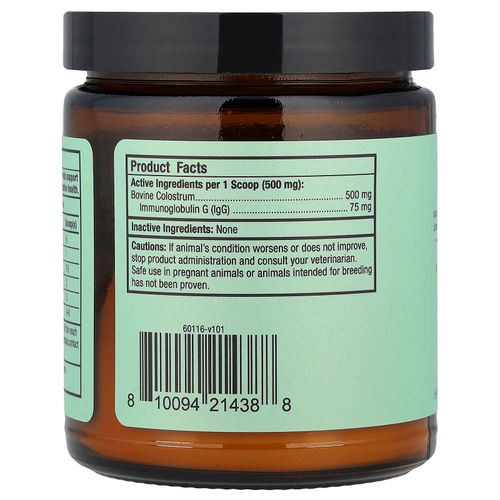 Dr. Mercola, Bark & Whiskers ™, новозеландское молозиво, для собак и кошек, 45 г (1,5 унции)