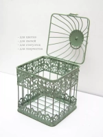 Клетка декоративная интерьерная 24,5*14 см