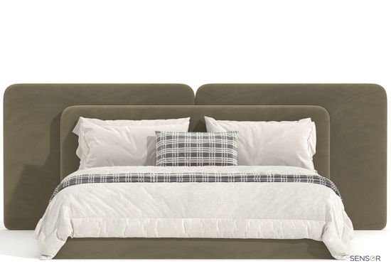 Кровать Амбрера c широким изголовьем