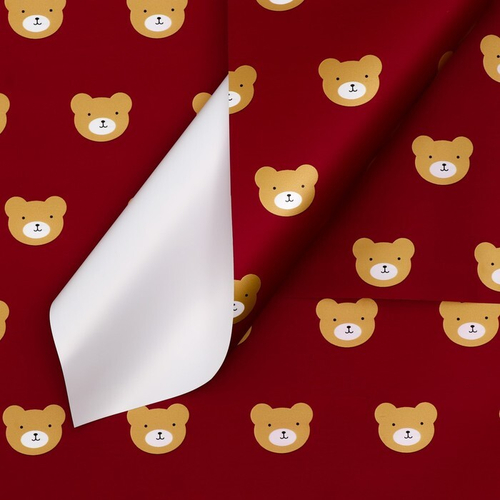 Пленка матовая, упаковочная, коричневая, 58 х 58 см