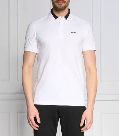 поло paule BOSS GREEN - белый(50483246)