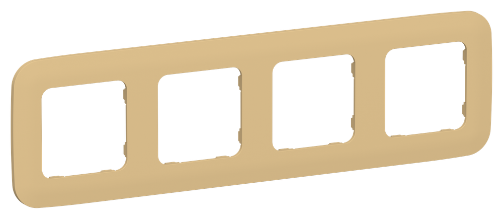FLITE Рамка 4-местная РУ-4-А-ФлШм шамуа IEK