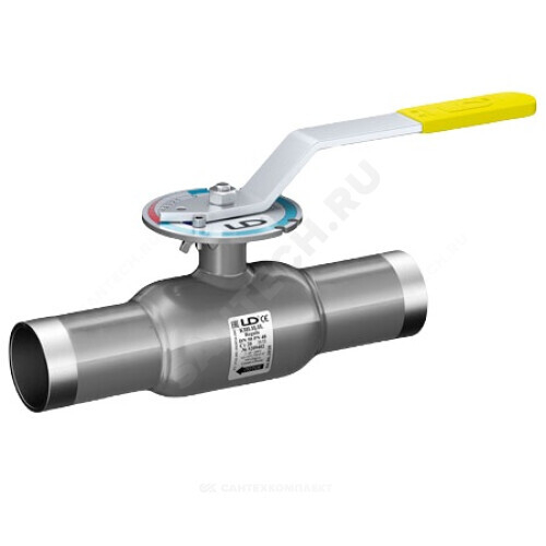 Кран шаровой балансировочный ручной сталь Regula Ду 65 Ру25 п/привар Kvs=61.56м3/ч без ниппелей LD КШ.Ц.П.Regula.065.025.Н/П.02