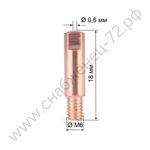 Наконечник M5х0.6 Varteg (140.0002, пр-во FoxWeld/КНР)