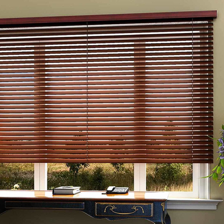 Жалюзи горизонтальные деревянные Красное дерево 9791/25