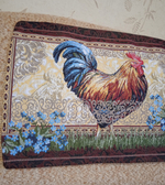 Декоративный гобеленовый чехол Петухи 34х87