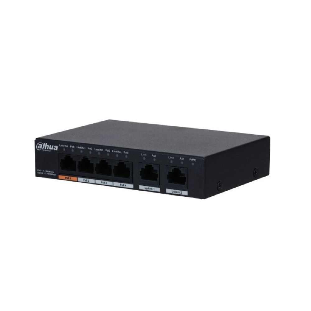 Коммутатор на 4 PoE порта DH-PFS3006-4GT-60