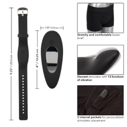 Трусы боксеры с вибромассажером Remote Control Panty Set L/XL