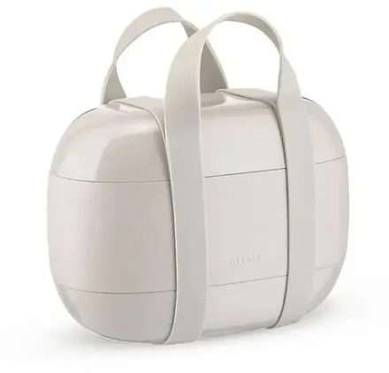 Alessi Ланчбокс 1,25л серый