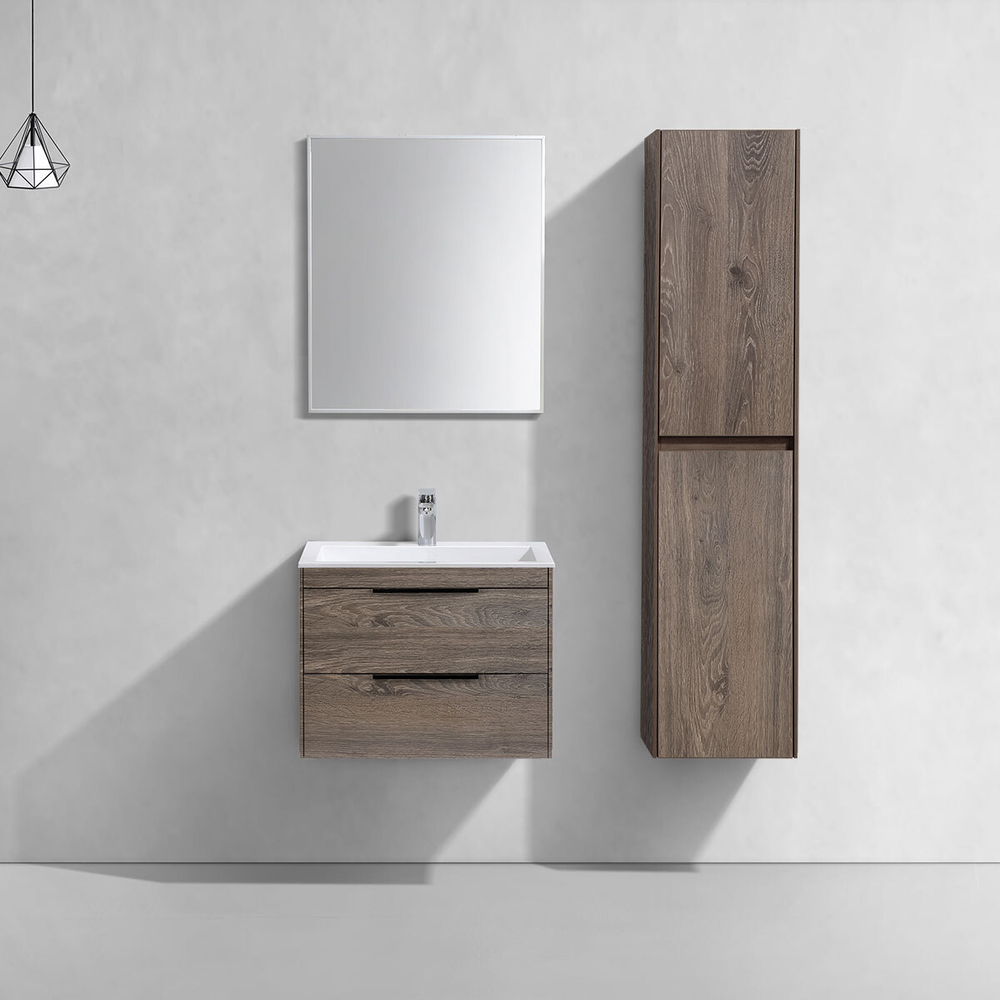 База под раковину Chiara 2D 600 подвесная, 2 выкатных ящика soft-close, R.Oak, , шт