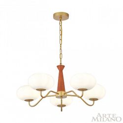 Подвесная люстра Arte Milano AM-Napoli 310166/D680/5 BS/WD