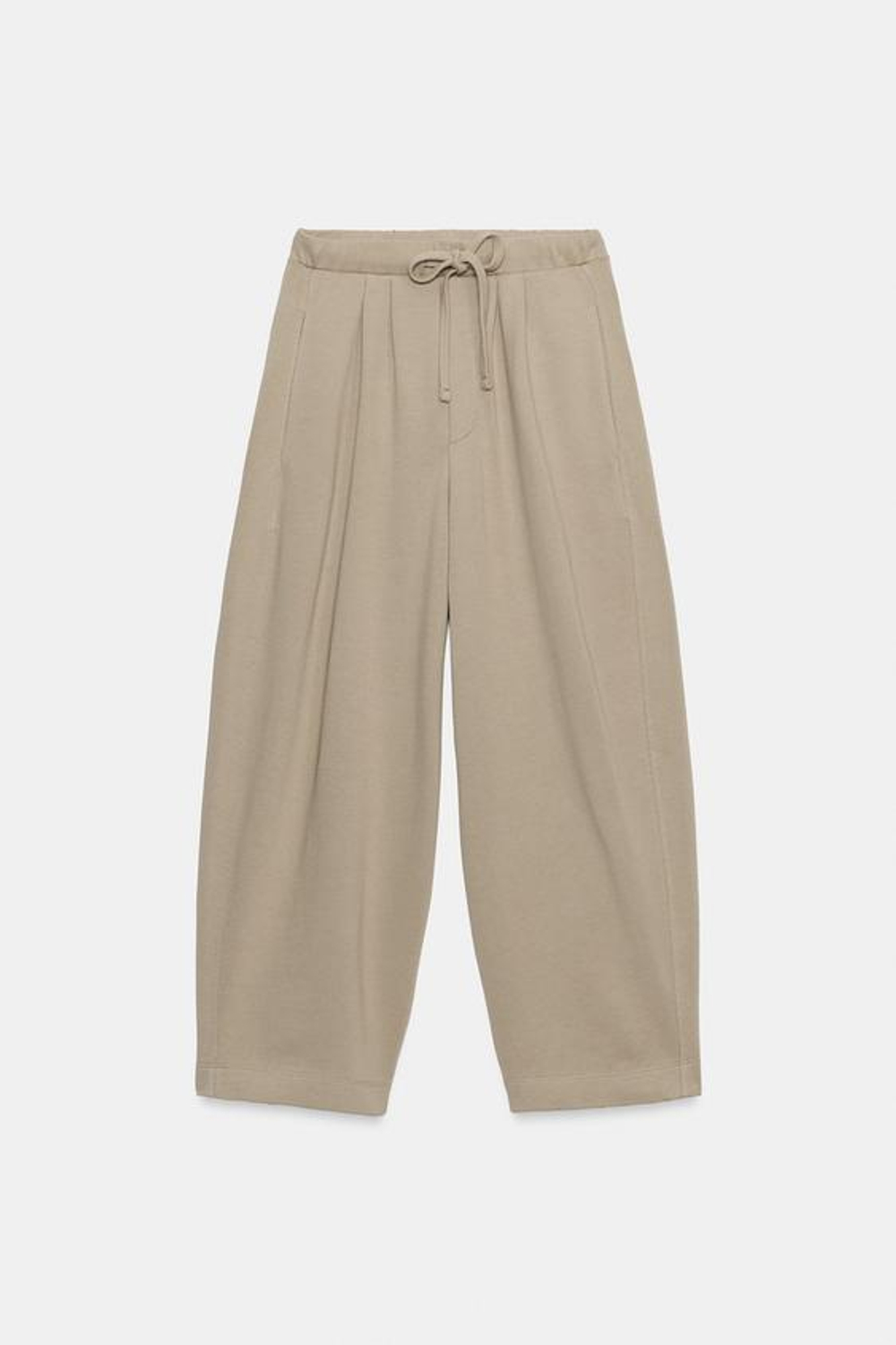 ZARA БРЮКИ BALLOON, МЯГКИЙ КАШТАНОВЫЙ