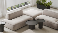 Модульный диван Генрих (Genrih), 4160 мм Угловой пуф