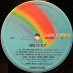 Carmen McRae - Here To Stay (Скандинавия 1982г.)